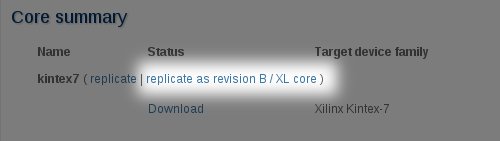 Replicate as revision B / XL screenshot